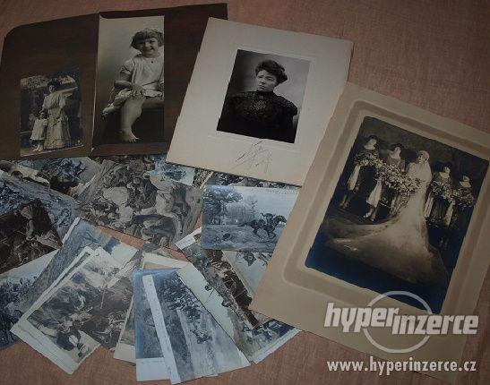 Prodám staré pohlednice,kabinetky,fota s vojenskou tematikou - foto 1