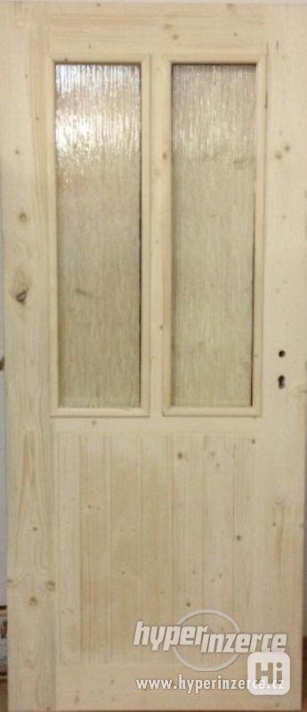 Smrkové palubkové dveře nové (s nebo bez zárubně) - foto 5