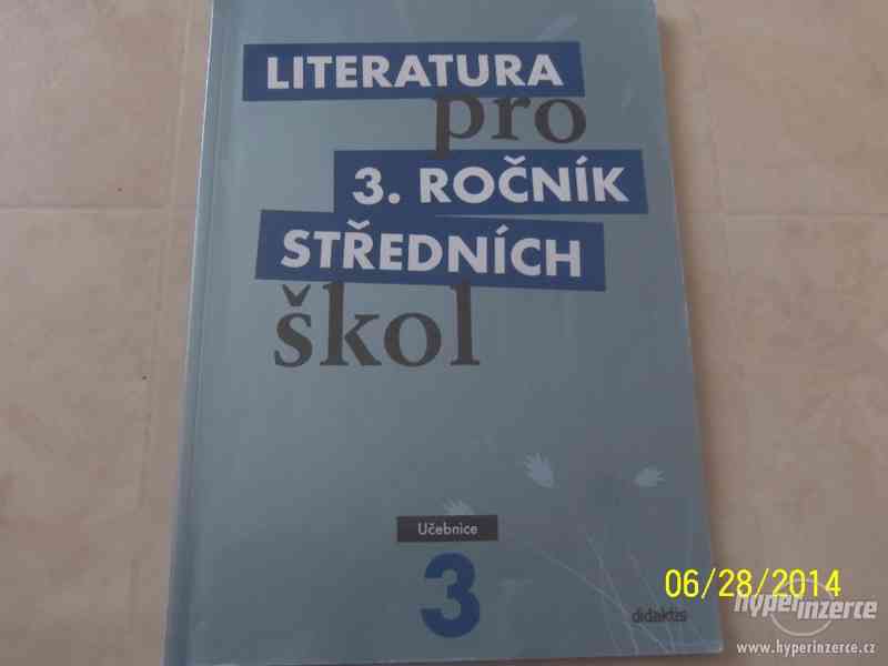 Prodám učebnici Literatura pro 3. ročník středních škol - foto 1