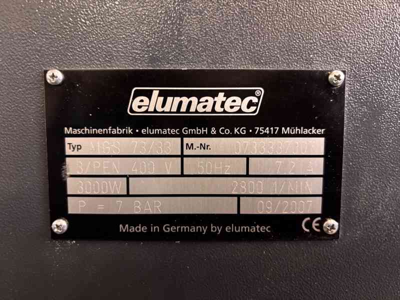 elumatec MGS 73/33  Pokosová pila na hliníkové profily - foto 14