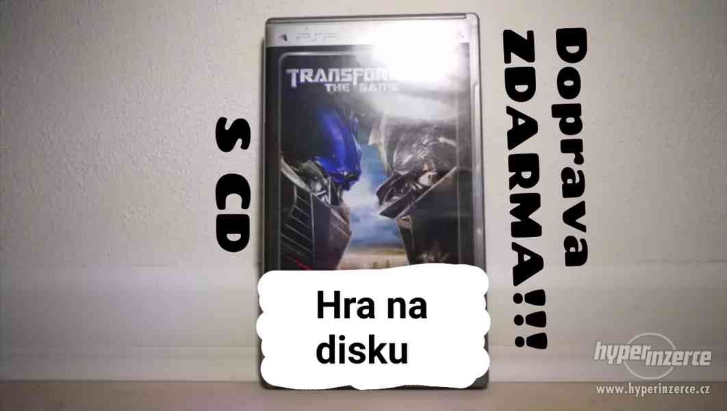 ● HRY ZA STOVKU!!! ● TRANSFORMERS THE GAME ● VIDEOHRA NA PSP