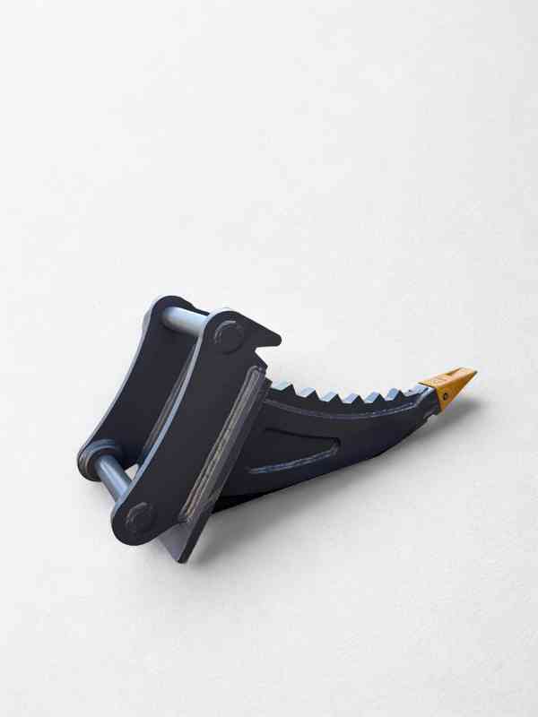 Odstraňovač kořenů, ripper pro rypadlo-nakladače CAT 428D,  - foto 2