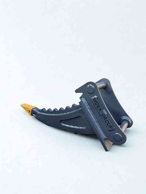 Odstraňovač kořenů, ripper pro rypadlo-nakladače CAT 428D,  - foto 3