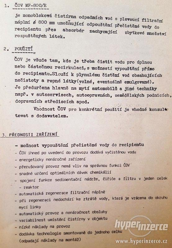 Čistička odpadních vod  ČOV-MF-800/E - foto 9