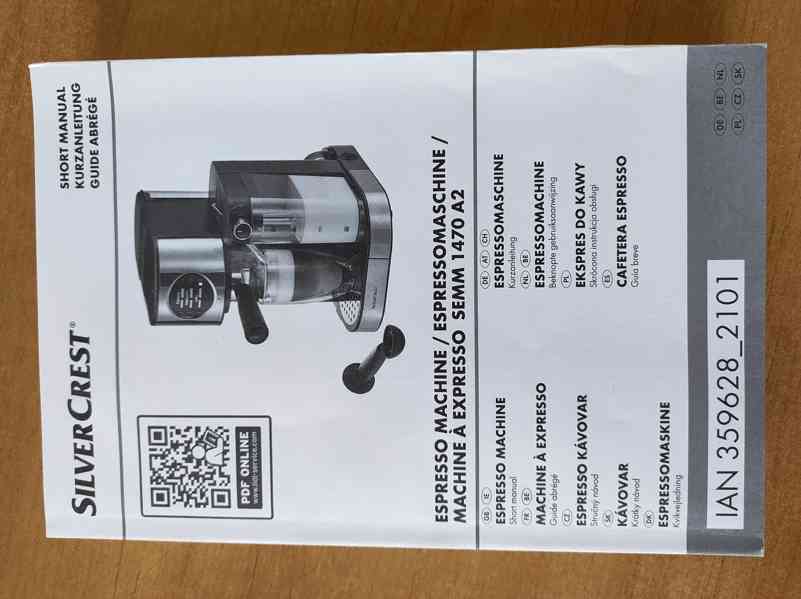 Nový kávovar Silvercrest  - foto 2