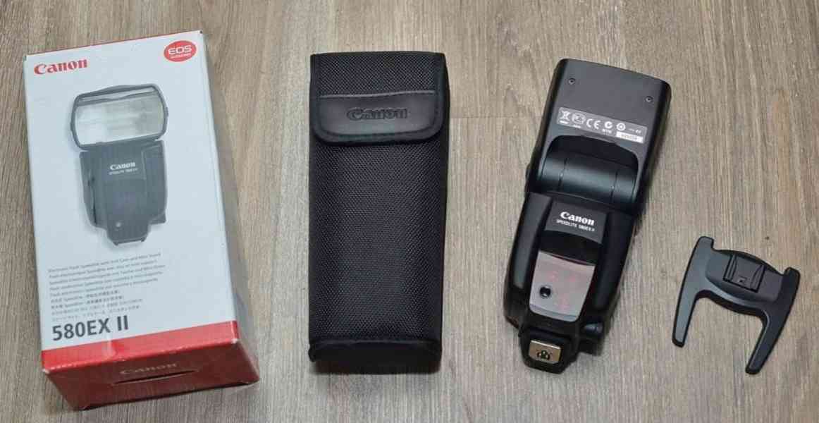 blesk Canon Speedlite 580 EX II E-TTL master-slave - foto 1