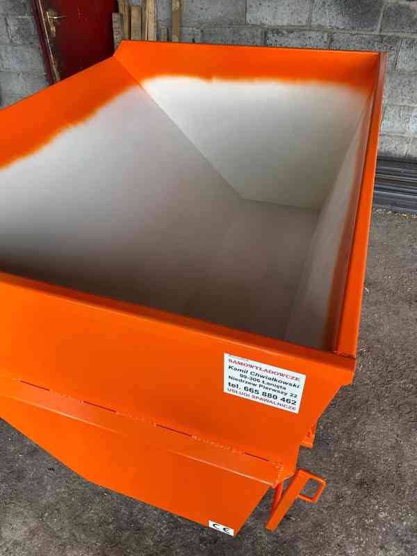 Pojemnik samoopróżniający się 2m3, kontener - foto 3