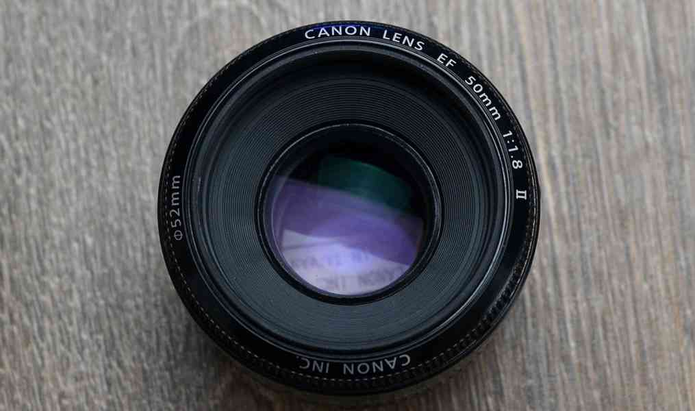 Canon EF 50mm f/1.8 II full-frame Pevný 2 generace - foto 3
