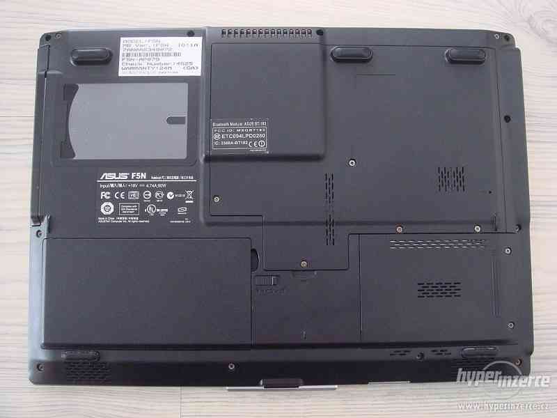 ASUS F5N, Turion 64 2,0Ghz, 2GB RAM, 120GB disk, dám záruku - foto 10