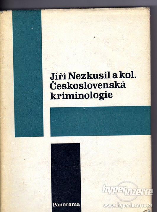 Československá kriminologie Jiří Nezkusil - foto 3