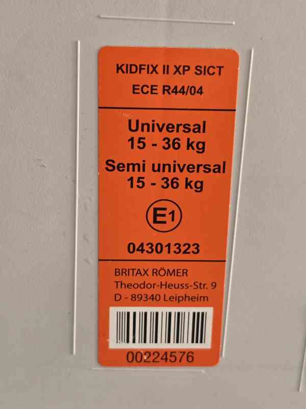 Autosedačka Britax Römer KIDFIX II XP SICT - foto 7