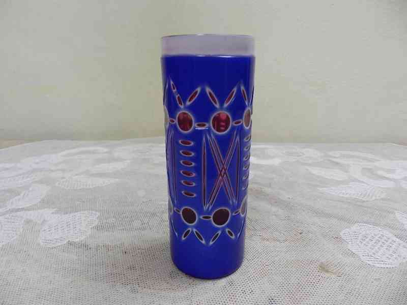 Přejímaná modrá Váza Severní Čechy - foto 3