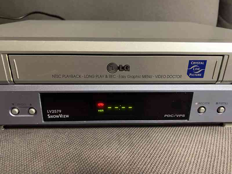 VHS videorekordér LG, plně funkční s DO - foto 2