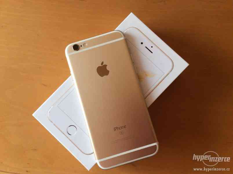 Apple iPhone 6s 64 GB Gold top stav - foto 2
