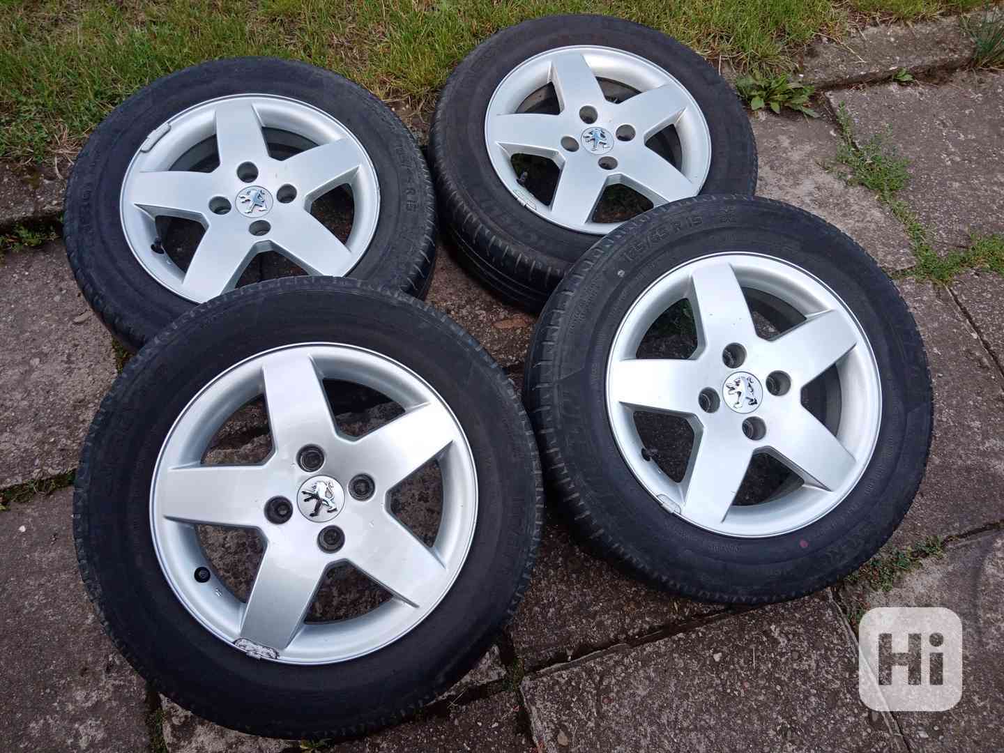 Obutá Alu kola 15ky 4x108 PEUGEOT CITROEN FORD - dobírka - foto 1