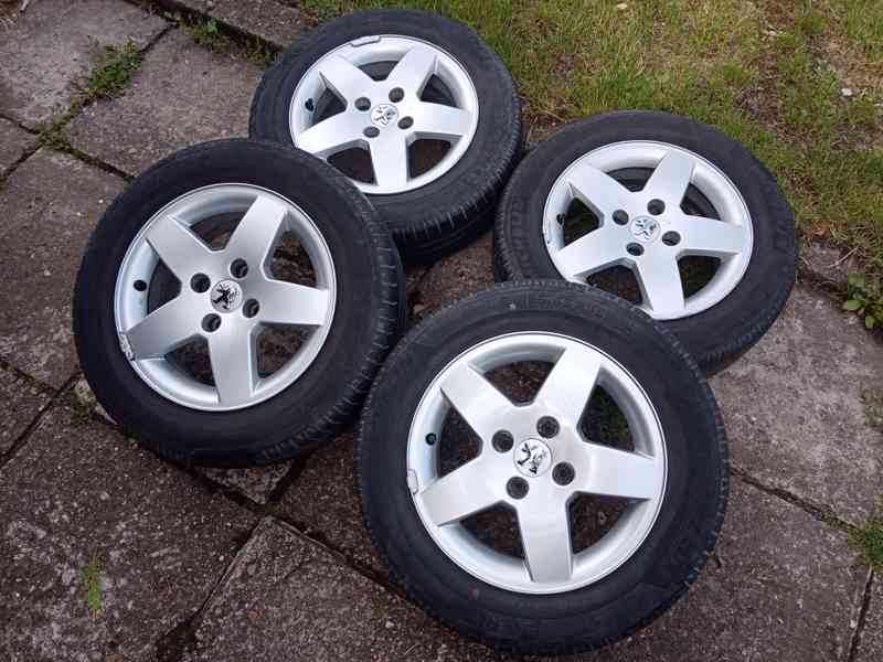 Obutá Alu kola 15ky 4x108 PEUGEOT CITROEN FORD - dobírka - foto 5