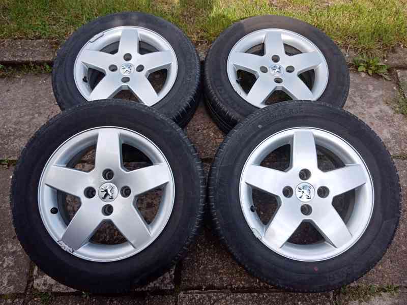 Obutá Alu kola 15ky 4x108 PEUGEOT CITROEN FORD - dobírka - foto 3