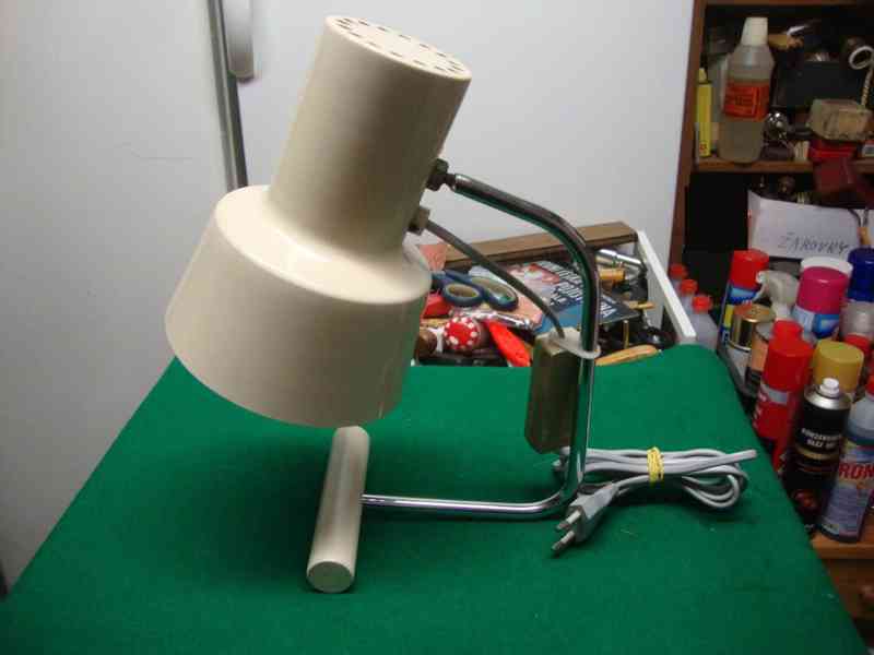 Lampa lampička NAPAKO TYPE 85132 bílá Josef Hůrka top stav - foto 4