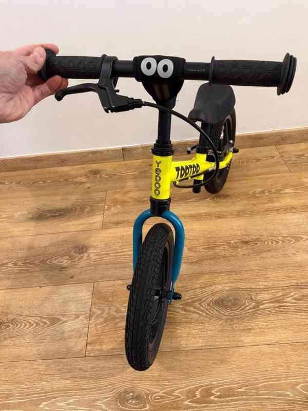 Dětské odrážedlo Yedoo TooToo Lime s brzdou - foto 5