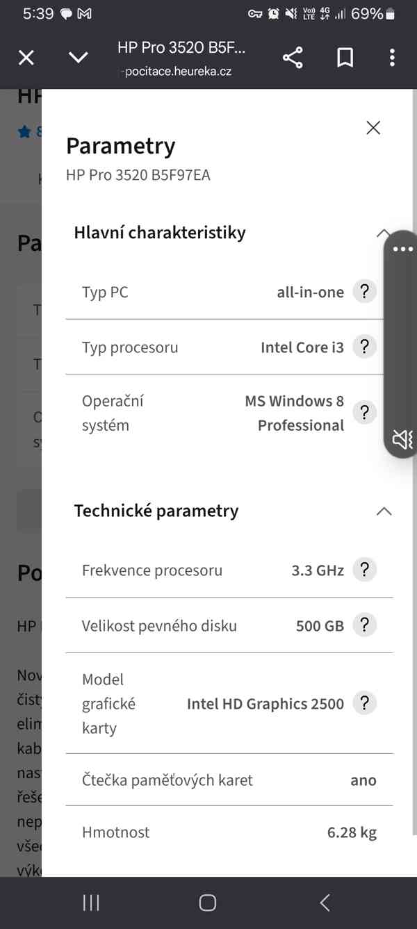 Pc hp PRO 3520 - foto 3