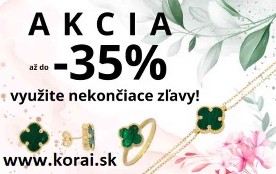 Akciové ceny na zlaté šperky Korai - foto 3