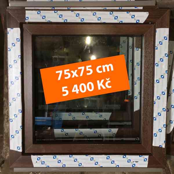 okna 75x75 cm