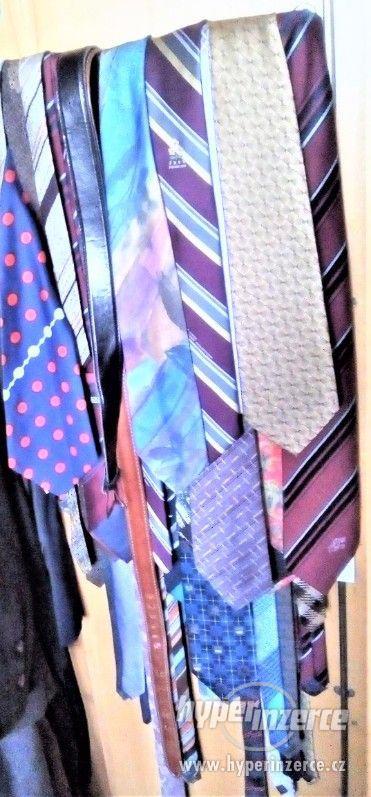 Saka, obleky, kravaty-levně.+ věci domácnost, kancelář