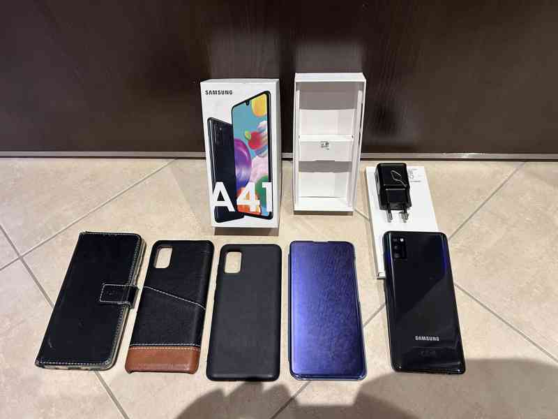 Samsung A41 + ochr. sklo + obaly a příslušenství - foto 5
