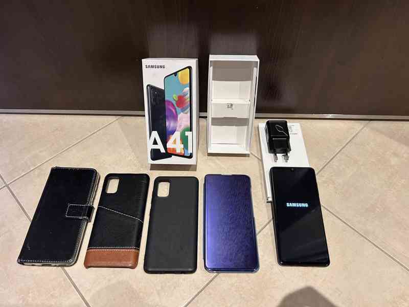 Samsung A41 + ochr. sklo + obaly a příslušenství - foto 4