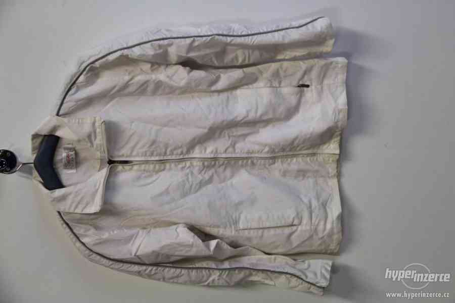 Bílá dámská šusťáková bunda s podšívkou - foto 1