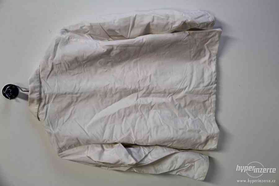 Bílá dámská šusťáková bunda s podšívkou - foto 3