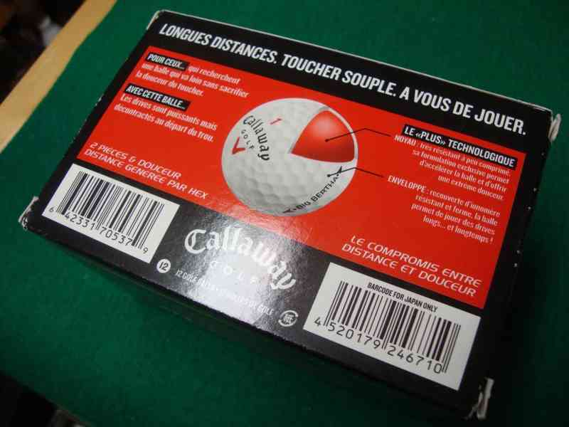 Golfové míčky Callaway Big Bertha nové v krabičce 12ks - foto 6