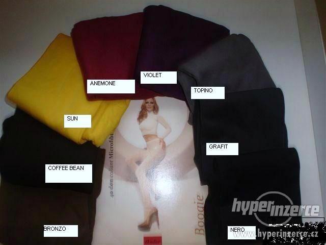 Super nabídka -  teplé barevné punčocháče - M, L, XL, XXL - foto 1