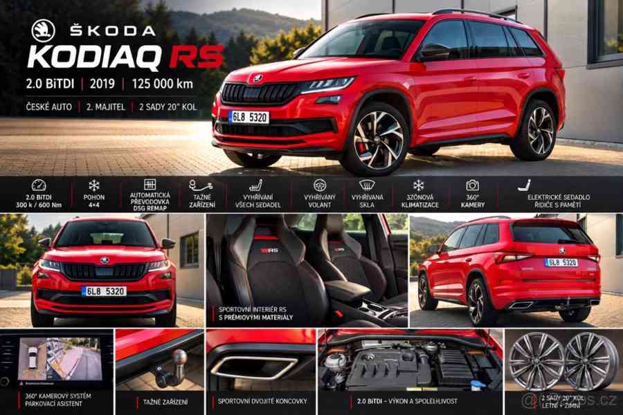 Škoda Kodiaq 2,0   RS BiTdi 220kW - foto 4