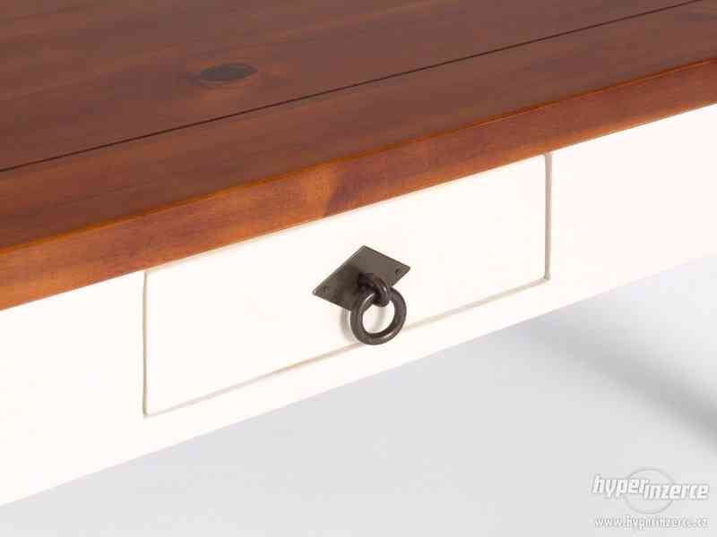 Dřevěný konferenční stolek, konferenční stolek z akátu - foto 2
