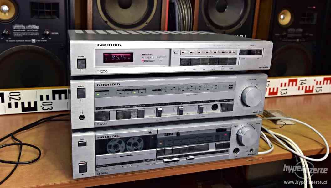 GRUNDIG V 7200  T 7200 Tuner CF 7400 Cassette Deck - foto 1