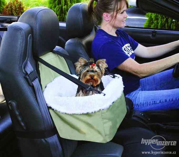 Praktická stylová auto taška pro malého psa nebo kočku - foto 1