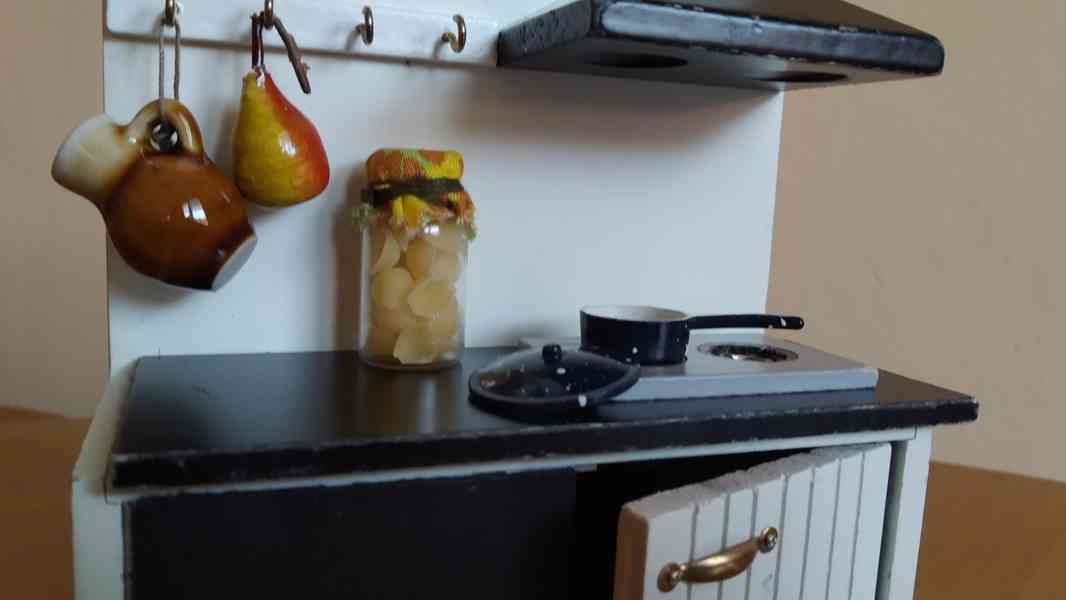 Kuchyňka, nádobí, jídlo pro panenky - foto 2