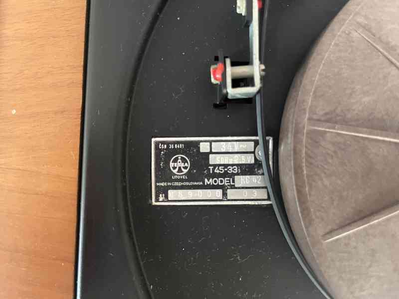 gramofon Tesla NZC 420 RARITNÍ - foto 8