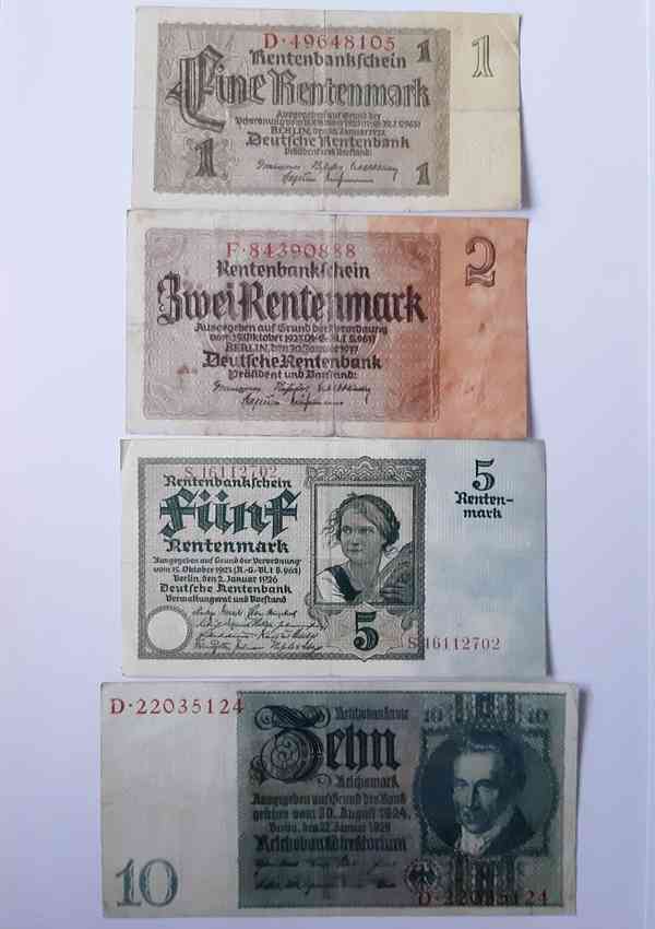 1 2 5 Rentenmark / 10 20 50 100 Reichsmark 1926 - 1937 - foto 3