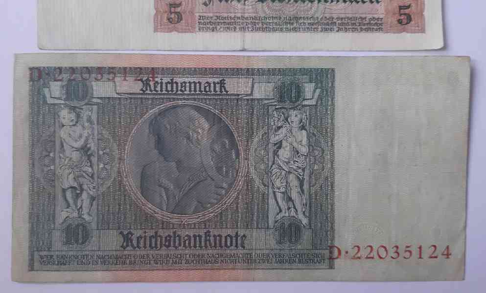 1 2 5 Rentenmark / 10 20 50 100 Reichsmark 1926 - 1937 - foto 16
