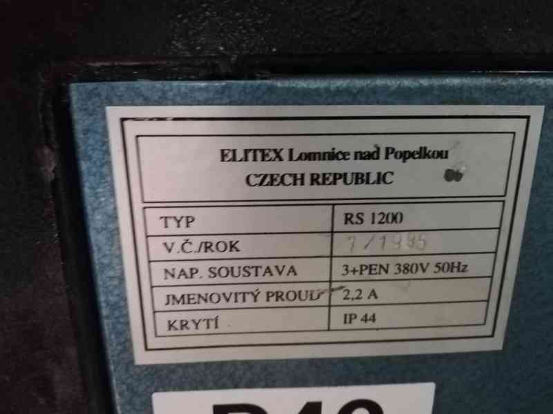 Tabulové rotační kruhové nůžky, bigovačka Elitex RS 1200 - foto 2