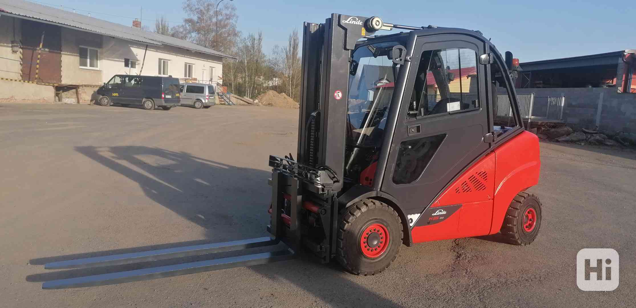 LINDE H35D-02 triplex, svírací vidle s boční posuv - foto 1
