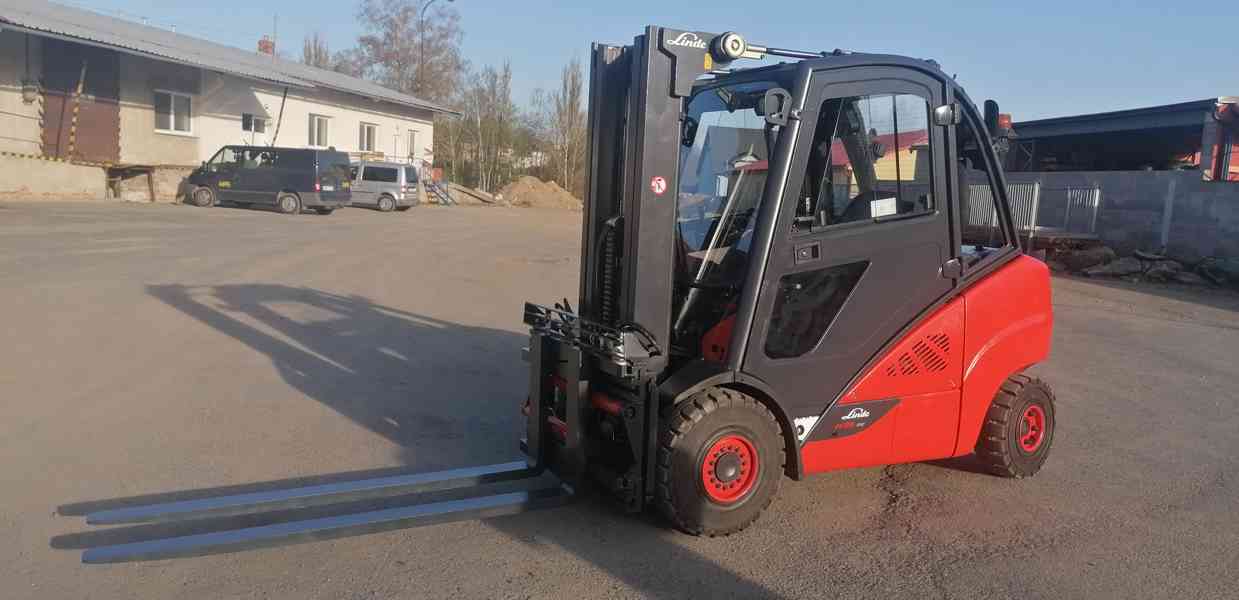 LINDE H35D-02 triplex, svírací vidle s boční posuv - foto 2