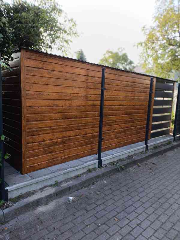Zahradní domek 3,5x3m + přístřešek 2m -  dveře - okno TS843 - foto 5