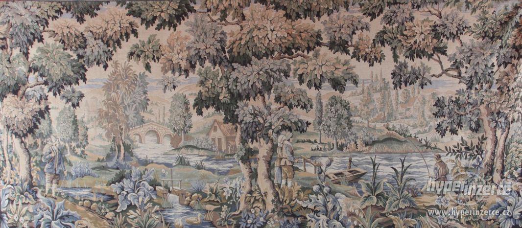 Velká tapiserie / gobelín - Veduta. 337 X 144 cm