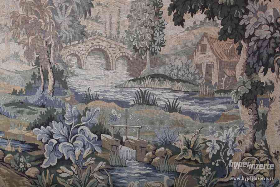 Velká tapiserie / gobelín - Veduta. 337 X 144 cm - foto 4