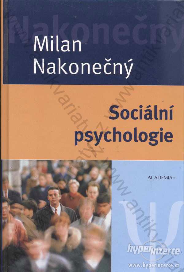 Sociální psychologie Milan Nakonečný  1999 - foto 1