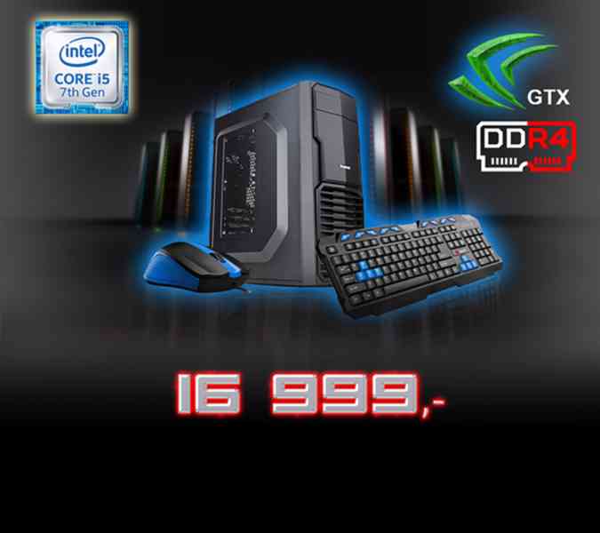 Intel Core i5 7th gen,16GB ram,2TB,GTX 1050 - foto 1