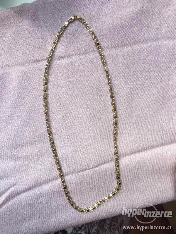 Zlatý pánský řetízek - foto 2